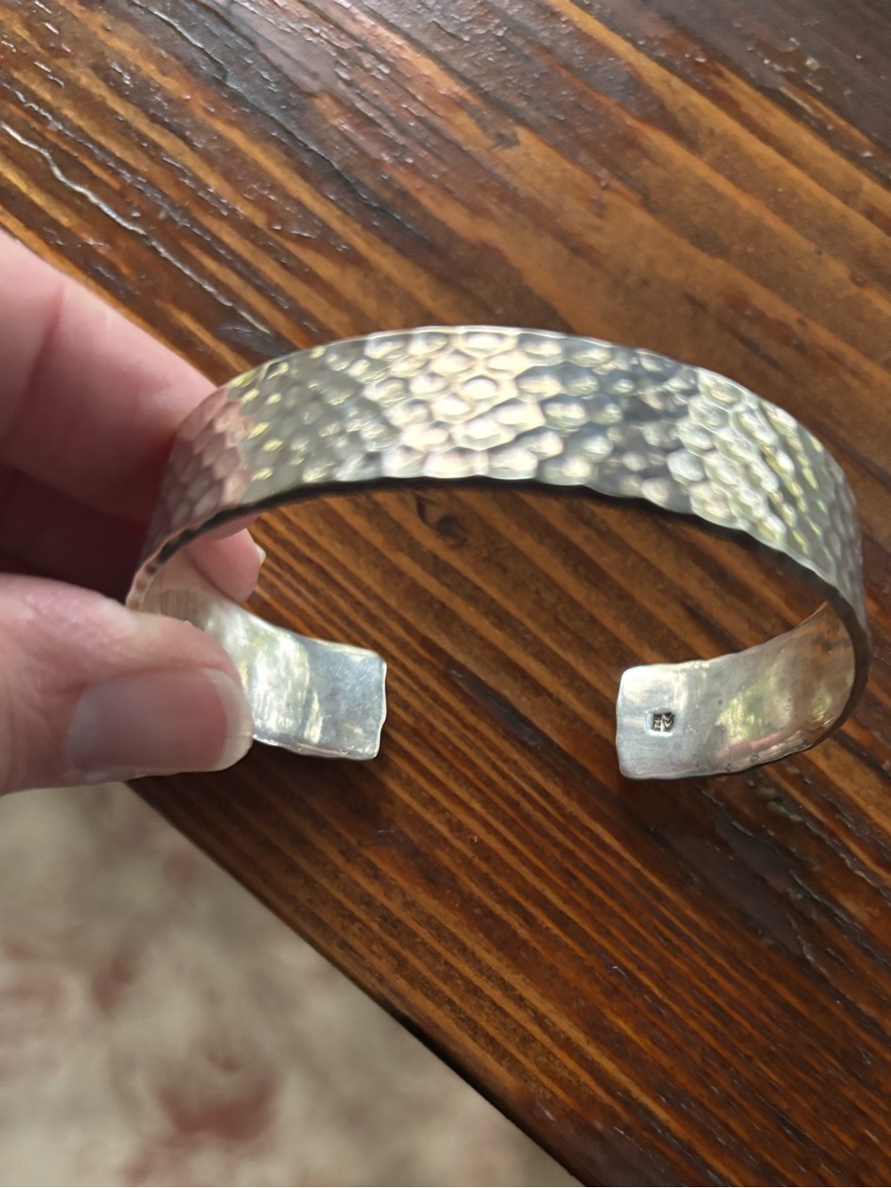 Silpada  Sterling Silver Hammered Cuff Bracelet